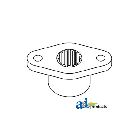 A & I Products Flange, Hydraulic Pump Drive 3" x1.5" x1" A-L78-13